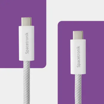 Kabel USB-C 4.0 40Gbit/s Gen3x2 Spacetronik 1.2m