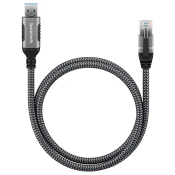 Karta sieciowa USB-A Gigabit, kabel adapter 2m