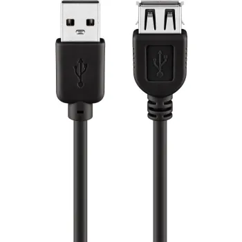 Przedłużacz USB 2.0 gniazdo-wtyk Goobay 3m