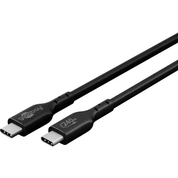 Kabel USB-C 2.0 480 Mb/s 5A 48V 240W Goobay 1m