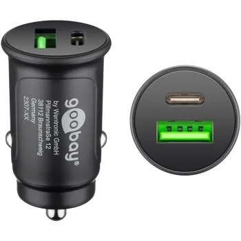 Ładowarka samochodowa USB USB-C PD 3A 27W Goobay