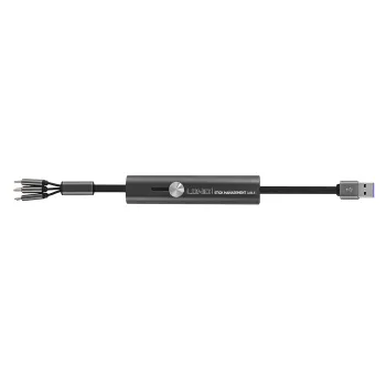 Kabel 3w1 USB-A > USB-C+Lightning+micro-USB 30cm