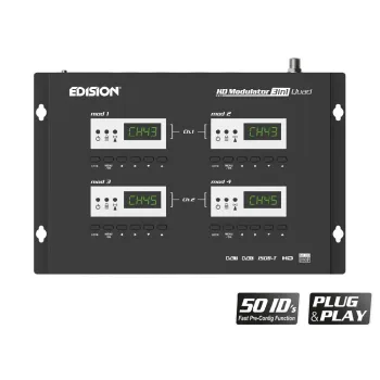 Modulator 4x HDMI do 2x DVB-T/C/ISDB-T EDISION