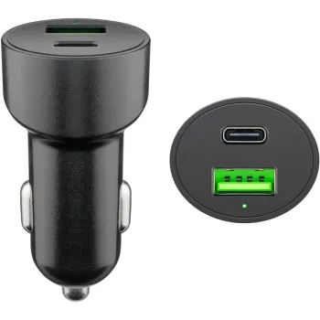 Ładowarka samochodowa USB USB-C PD QC 48W Goobay