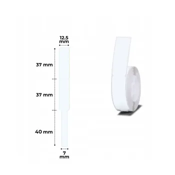 Etykiety seria D Niimbot 12.75x74 mm 60 szt białe