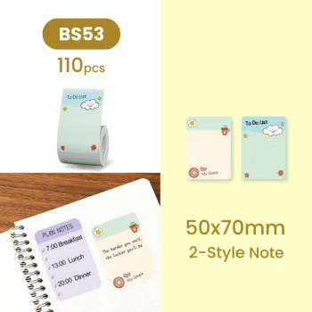 Etykiety seria B Niimbot 50x70 mm 110 szt. to-do