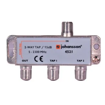 Odgałęźnik 2-krotny 5-2300 MHz Johansson 4521 15db