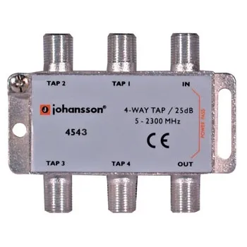 Odgałęźnik 4-krotny 5-2300 MHz Johansson 4543 25dB