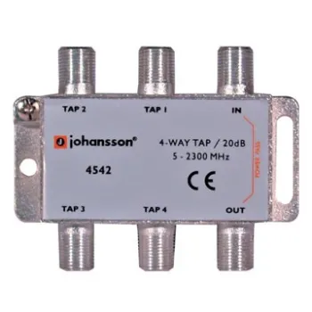 Odgałęźnik 4-krotny 5-2300 MHz Johansson 4542 20dB