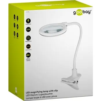 Lampa LUPA kosmetyczna 30xLED 6W 480lm Goobay