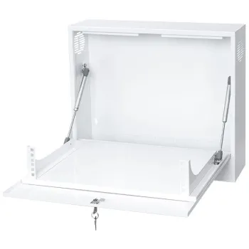 Obudowa RACK 19'' 2U 350x130mm BIAŁA pionowa