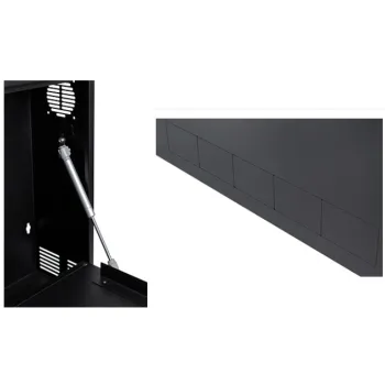 Obudowa RACK 19'' 2U 350x130mm BIAŁA pionowa