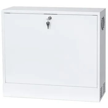 Obudowa RACK 19'' 2U 350x130mm BIAŁA pionowa