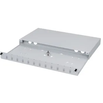 Przełącznica 19" 1U 12xSC Duplex Szara stała