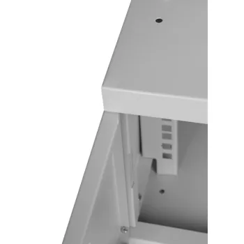 Szafa RACK 19'' 4U 600x450mm SZARA Szklane drzwi