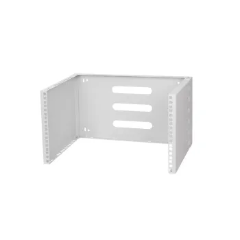 Uchwyt Rack ścienny 19" 6U 330mm Szary
