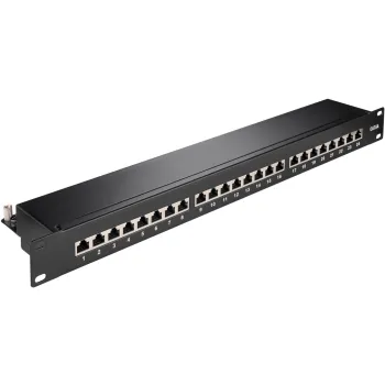Patch panel FTP CAT 6A Ekranowany 24-porty Goobay