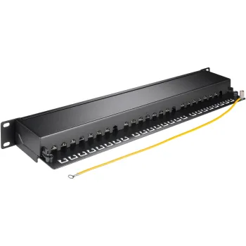 Patch panel FTP CAT 6A Ekranowany 24-porty Goobay