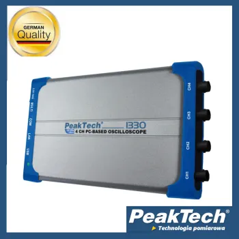 Oscyloskop PC 4-kan. USB 100 MHz PeakTech 1331