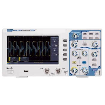 Oscyloskop cyfrowy 2-kan USB 50MHz PeakTech 1336