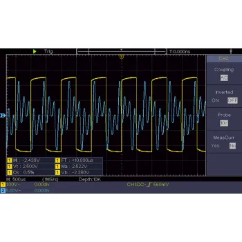 Oscyloskop cyfrowy 2-kan USB 50MHz PeakTech 1336