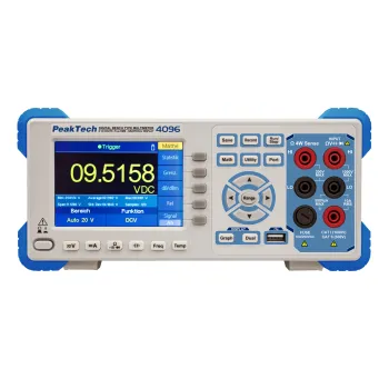 Multimetr stołowy True RMS USB PeakTech 4096