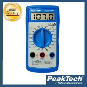 Multimetr cyfrowy 10A AC DC PeakTech 1070