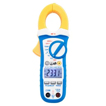 Miernik Cęgowy TrueRMS 400 A AC/DC PeakTech 1650