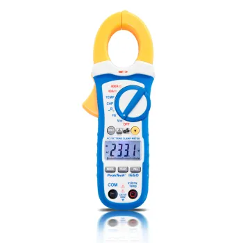 Miernik Cęgowy TrueRMS 400 A AC/DC PeakTech 1650
