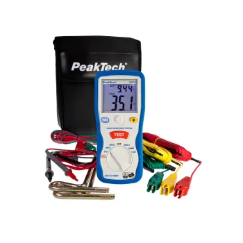 Cyfrowy Tester uziemienia i oporu PeakTech 2700