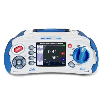 Tester bezpieczeństwa instalacji BT PeakTech 2755