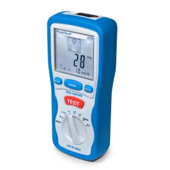 Tester bezpieczników prądowych RCD PeakTech 2710