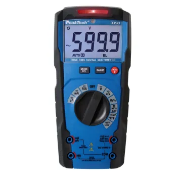 Multimetr cyfrowy 10A 600V dioda PeakTech 3350