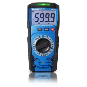 Multimetr cyfrowy 10A 600V dioda PeakTech 3349