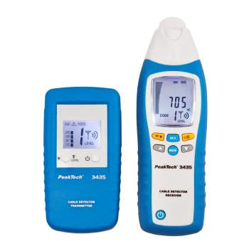 Bezprzewodowy Detektor Kabli Zestaw PeakTech 3435