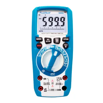 Multimetr cyfrowy LCD TruRMS IP67 PeakTech 3444