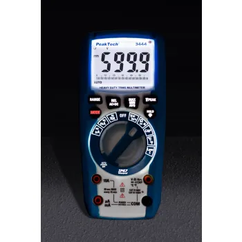 Multimetr cyfrowy LCD TruRMS IP67 PeakTech 3444