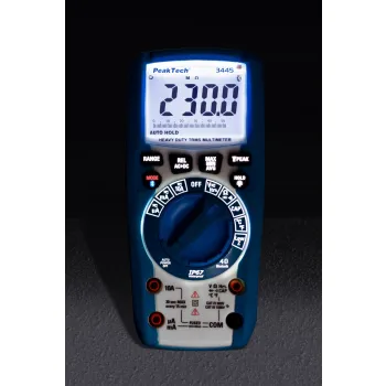 Multimetr cyfrowy BT LCD TruRMS IP67 PeakTech 3445
