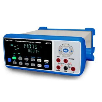 Multimetr stołowy True RMS USB SD BT PeakTech 4075
