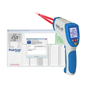 Cyfrowy Miernik Temperatury z IR USB PeakTech 4960