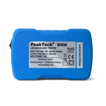 Tester LED i podświetlenia 0 do 300V PeakTech 5002