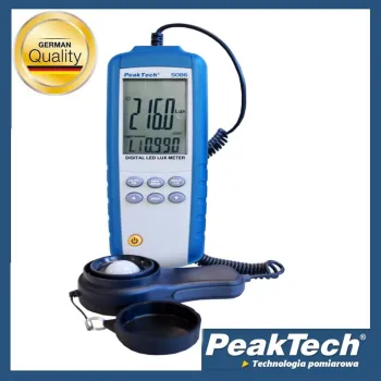 Cyfrowy Miernik Światła Luksomierz PeakTech 5086