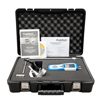 Miernik Różnic Ciśnień Anemometr USB PeakTech 5145