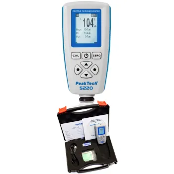Miernik grubości powłok lakieru farb PeakTech 5220