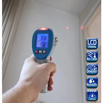 Miernik Temperatury Wilgotności Rosy PeakTech 5400