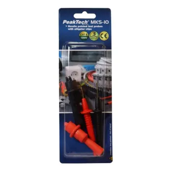 Przewody testowe 4 mm i krokodylki Peaktech MKS-10