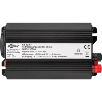 Przetwornica napięcia 12/240V 300W USB Goobay