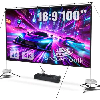 Przenośny ekran projekcyjny 100'' 4K Spacetronik