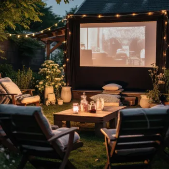 Przenośny ekran projekcyjny 100'' 4K Spacetronik