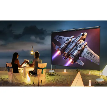 Przenośny ekran projekcyjny 100'' 4K Spacetronik